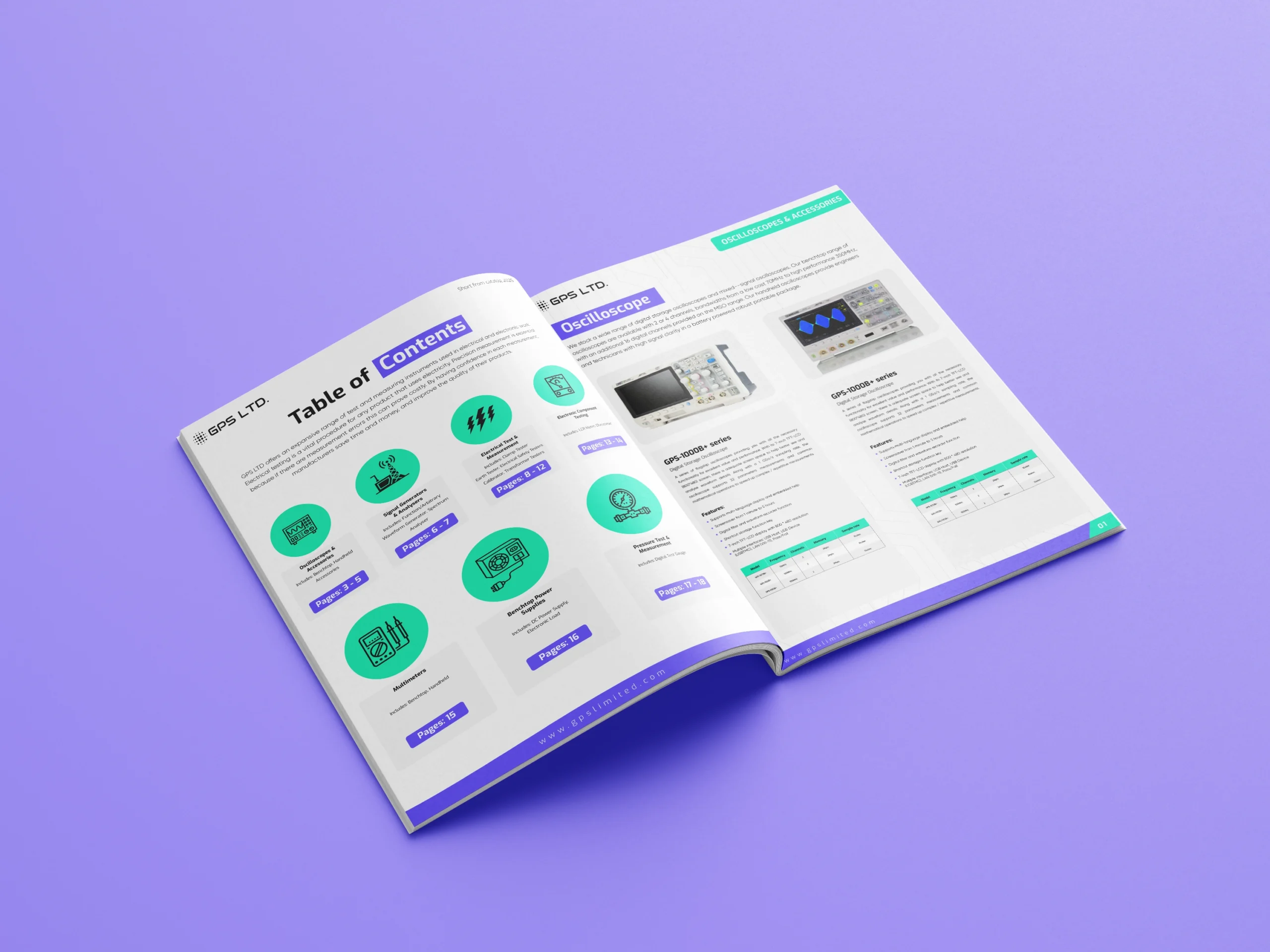 GPS Limited product catalogue cover