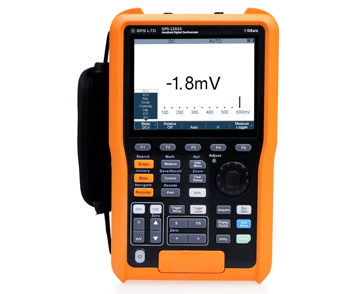 GPS-1202X isolated handheld oscilloscope