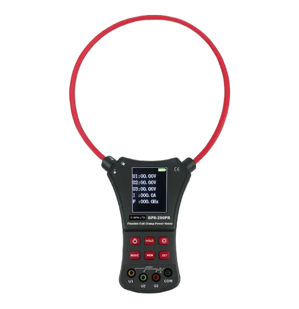 GPS LTD GPS-290PR three-phase power clamp meter with its flexible Rogowski coil