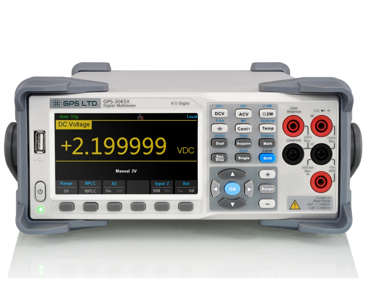 6½-digit bench multimeter front view