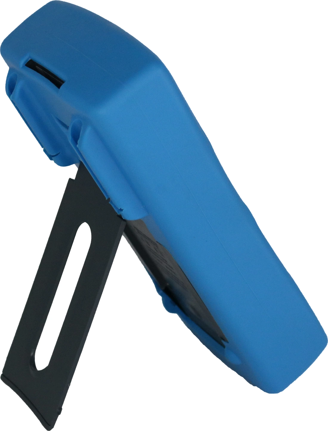GPS-925 seen from the side, propped on its fold-out rear stand