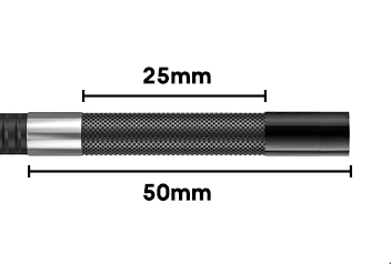 25mm / 50mm segment dimensions