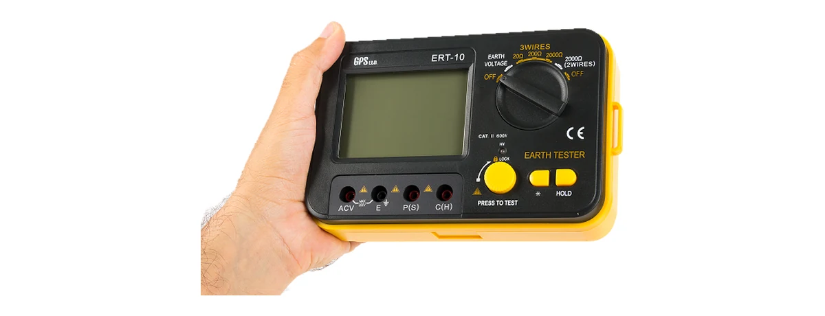 GPS LTD ERT-10 handheld earth resistance tester