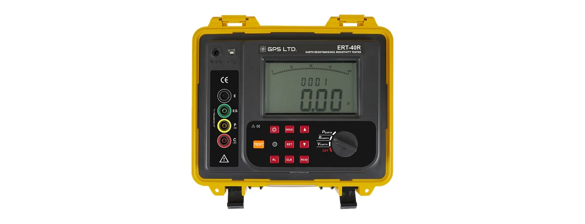 GPS LTD ERT-40R earth resistance and soil resistivity tester