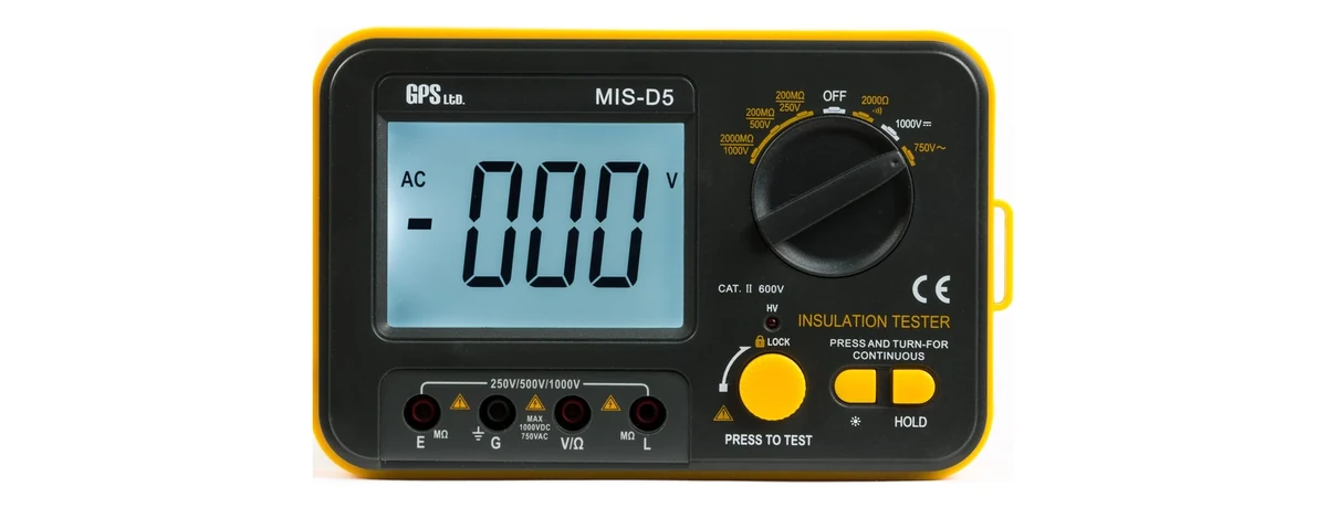 GPS LTD MIS-D5 Digital Insulation Tester