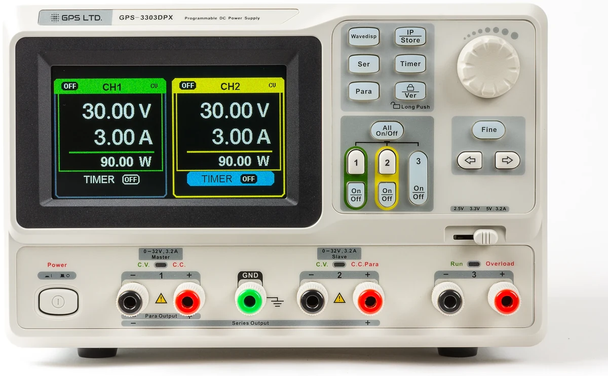 GPS LTD GPS-3303X and GPS-3303DPX linear DC power supply