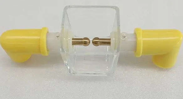 OBV-80B glass test cell with electrodes